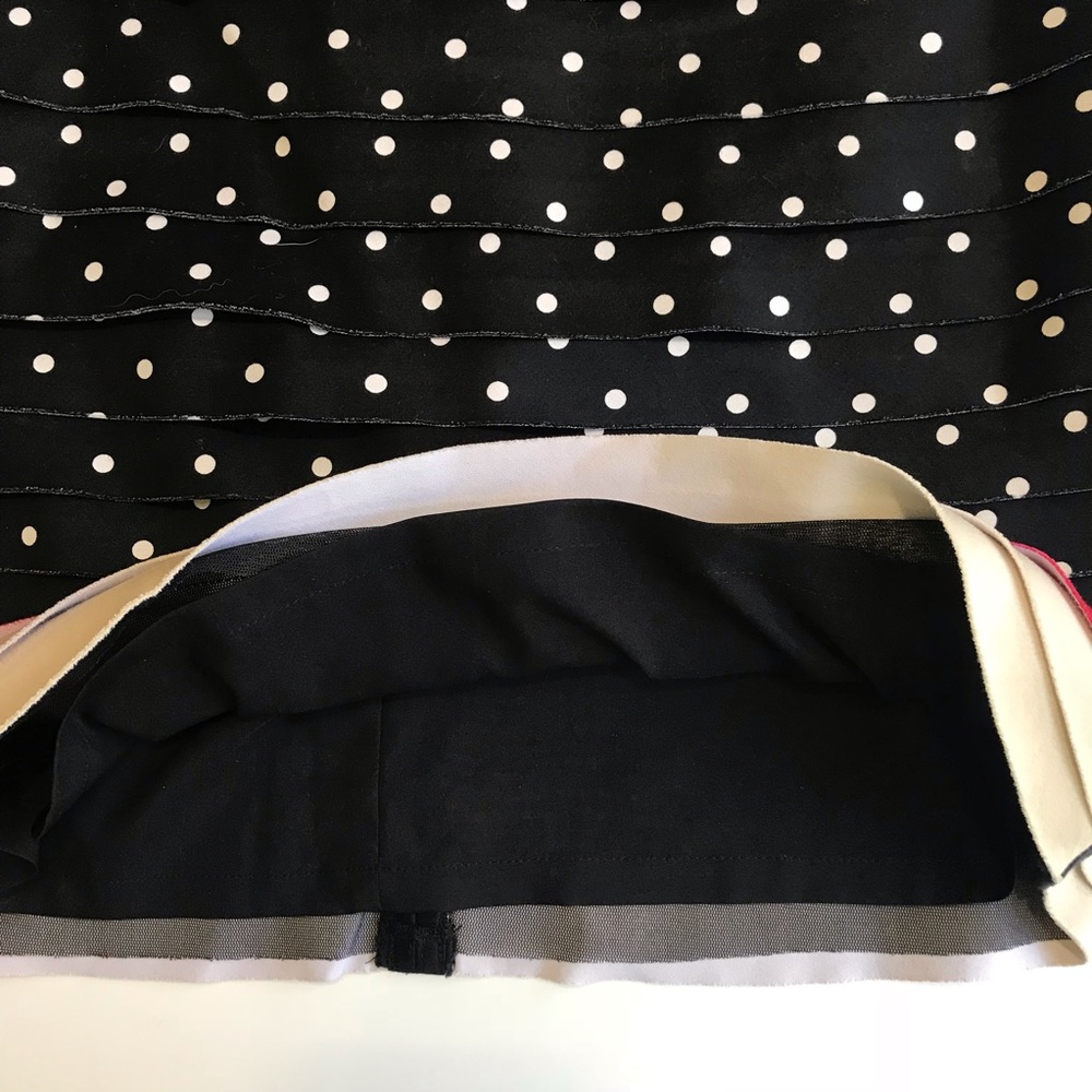 White House black market polka dot skirt - Picture 3 of 6